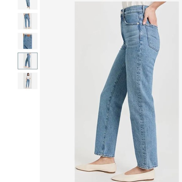 MADEWELL - THE PERFECT VINTAGE JEAN IN HOYE WASH - SIZE 26 - HIGH RISE - Picture 4 of 14